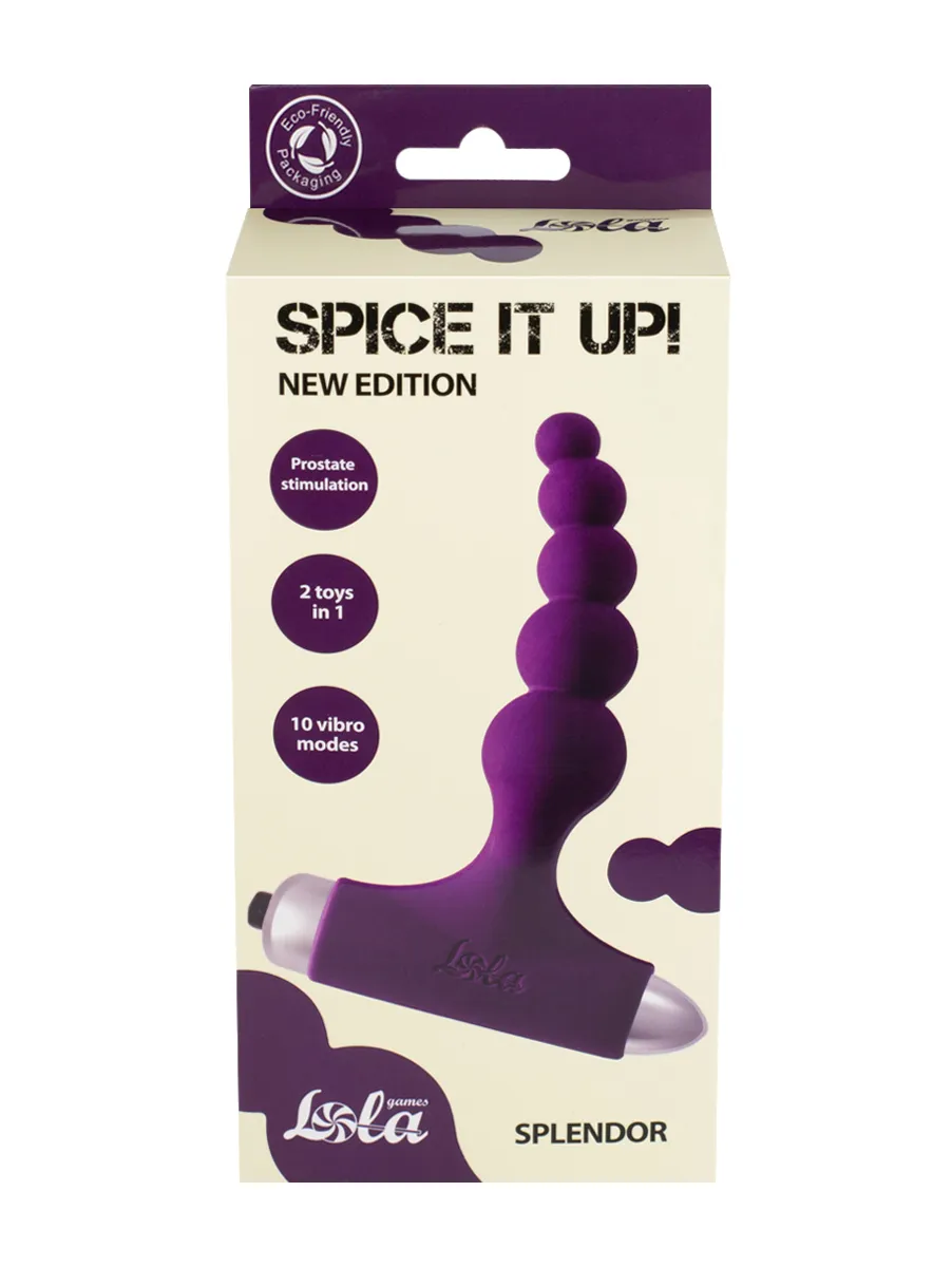 анальная пробка с вибрацией spice it up new edition splendor ultraviolet 8017-04lola в России