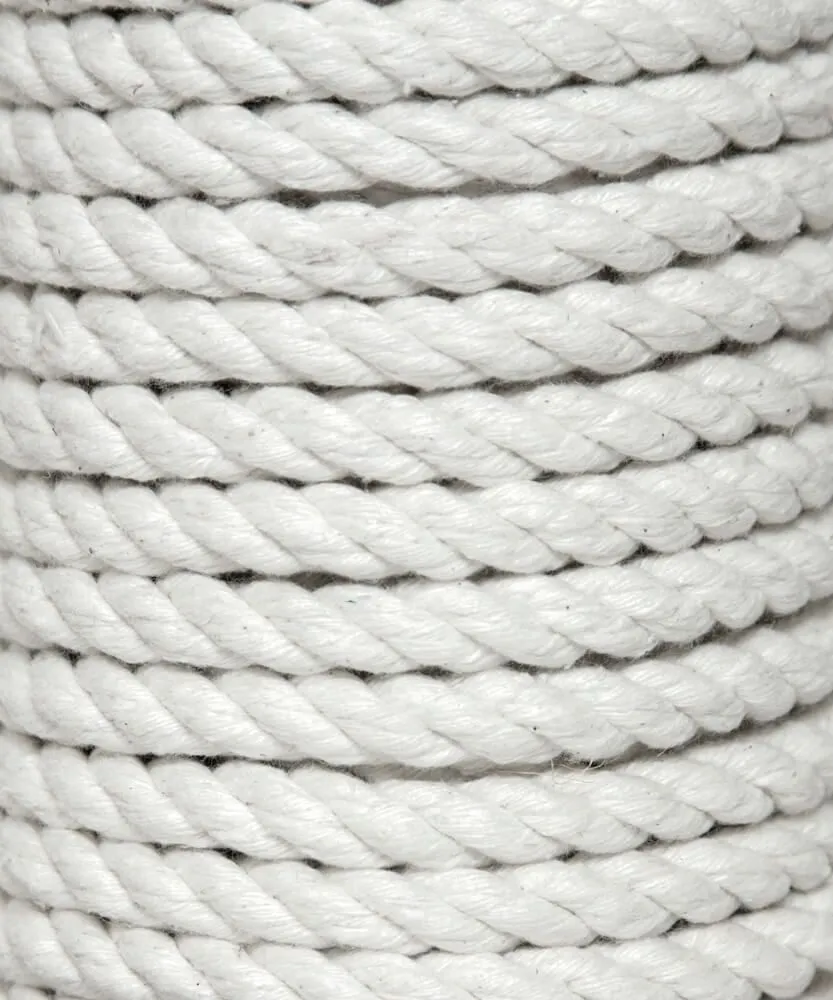 хлопковая веревка для шибари pinkrabbit белая, 10 м в России