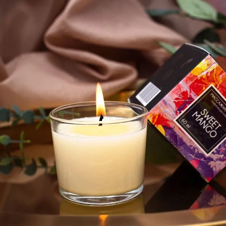 свеча массажная pinkrabbit, аромат sweet mango, 60 мл в России