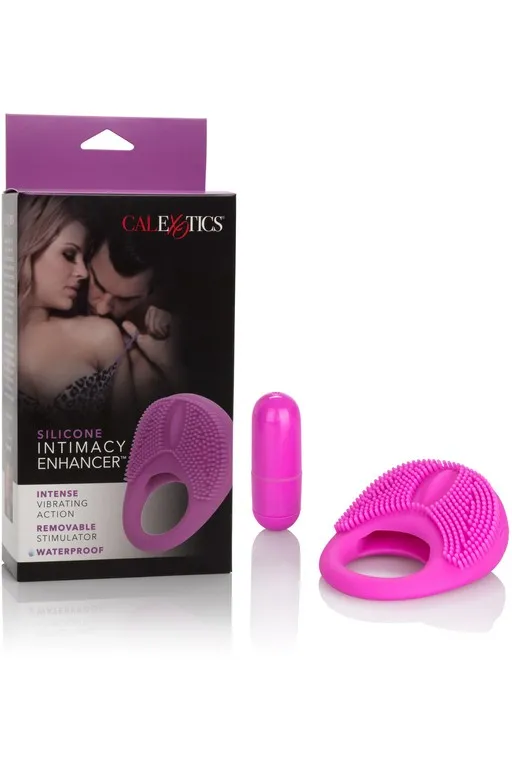 Эрекционное кольцо с дополнительной вибропулей Silicone Intimacy Enhancer