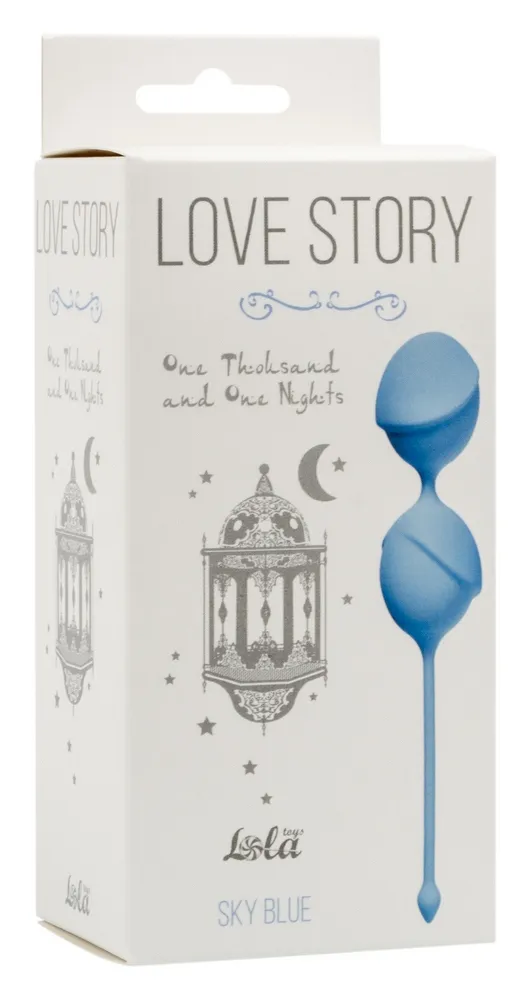 вагинальные шарики love story one thousand and one nights sky blue 3004-04lola в России