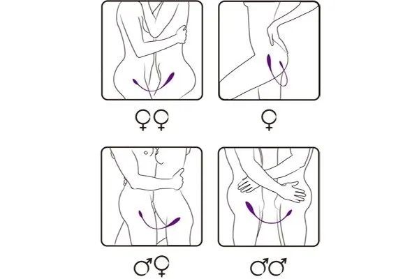 вибратор двусторонний adrien lastic 2 с пультом, фиолетовый в России