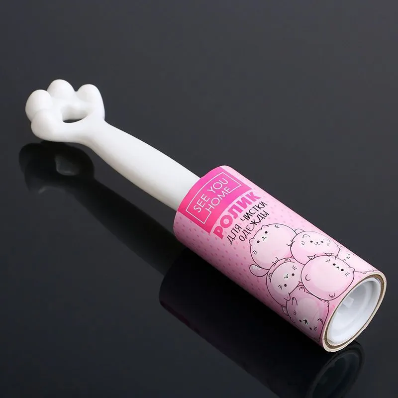 ролик для чистки одежды cats, 20 листов, белый в России