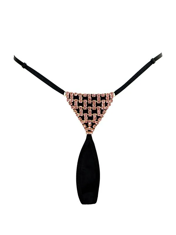 Эротическое стринги со стразами saba в России