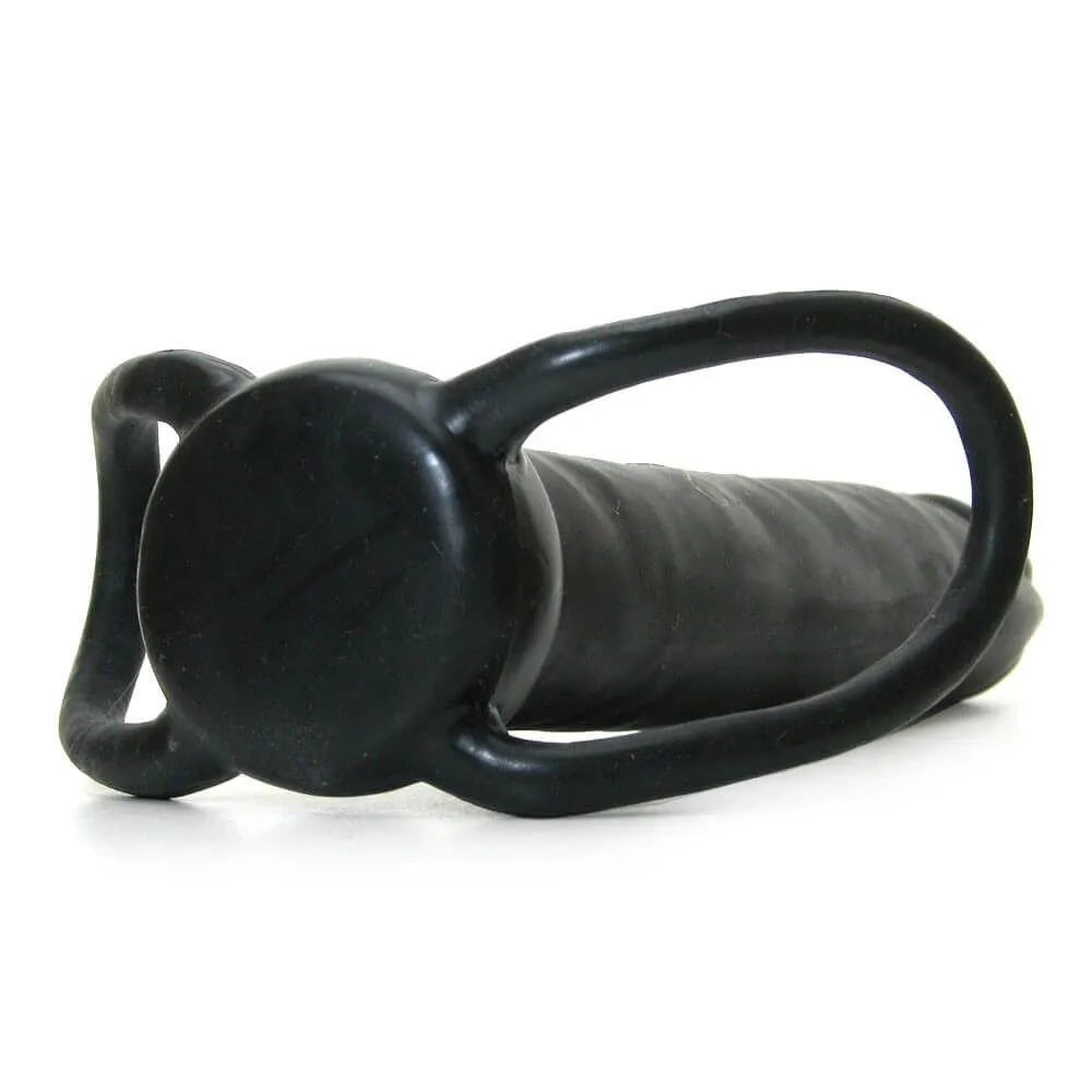 анальная насадка pipedream double trouble, чёрный в России