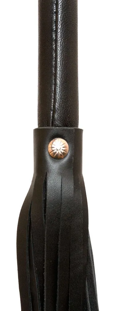 плеть pinkrabbit из натуральной кожи, с черной ручкой в России