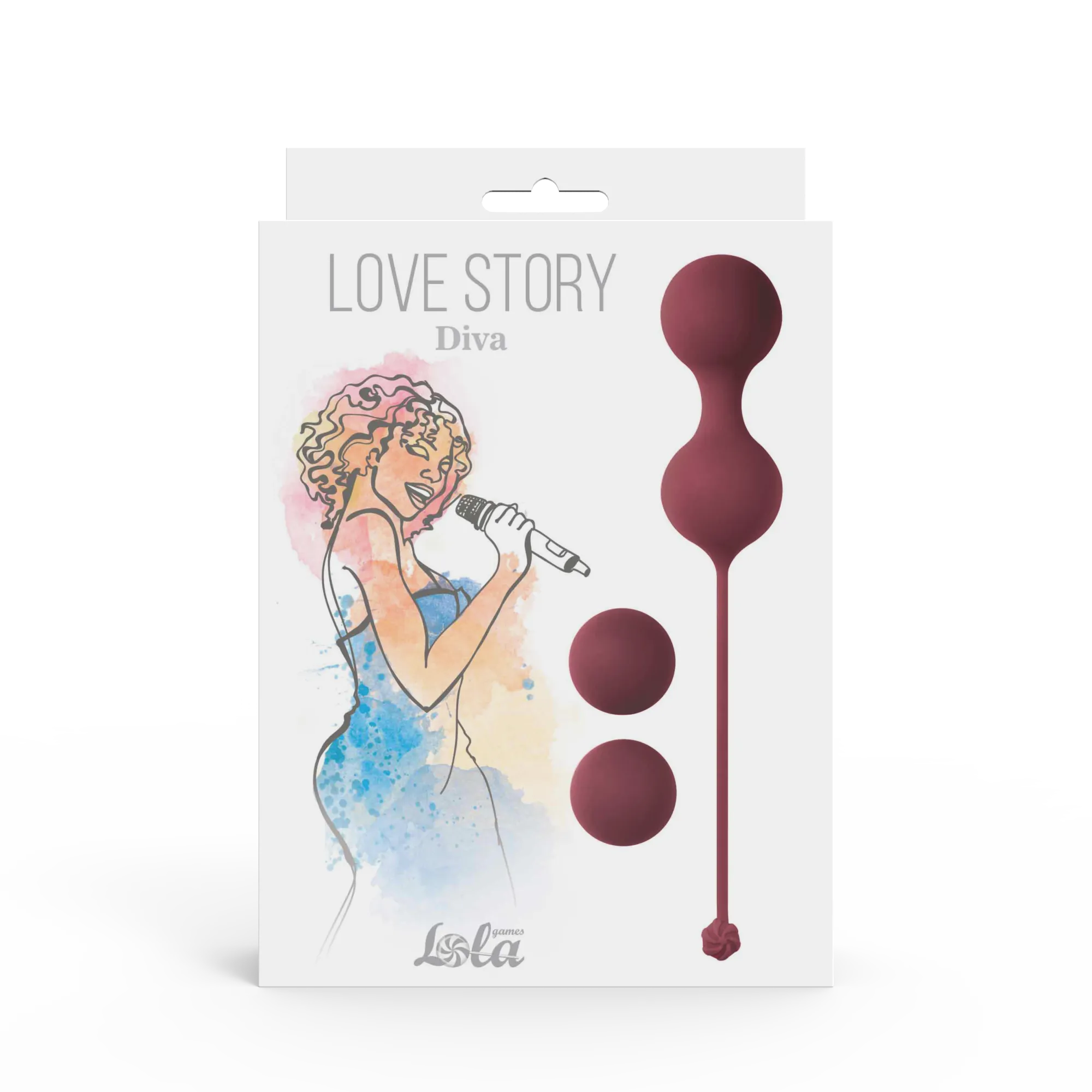 Набор вагинальных шариков Love Story Diva Wine Red 3012-02lola