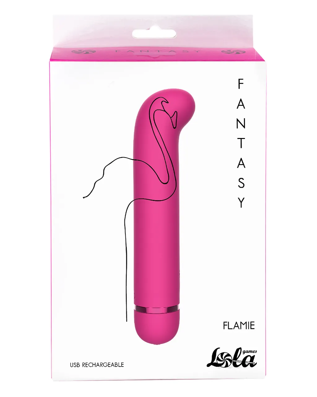 перезаряжаемый вибратор fantasy flamie pink 7912-02lola в России