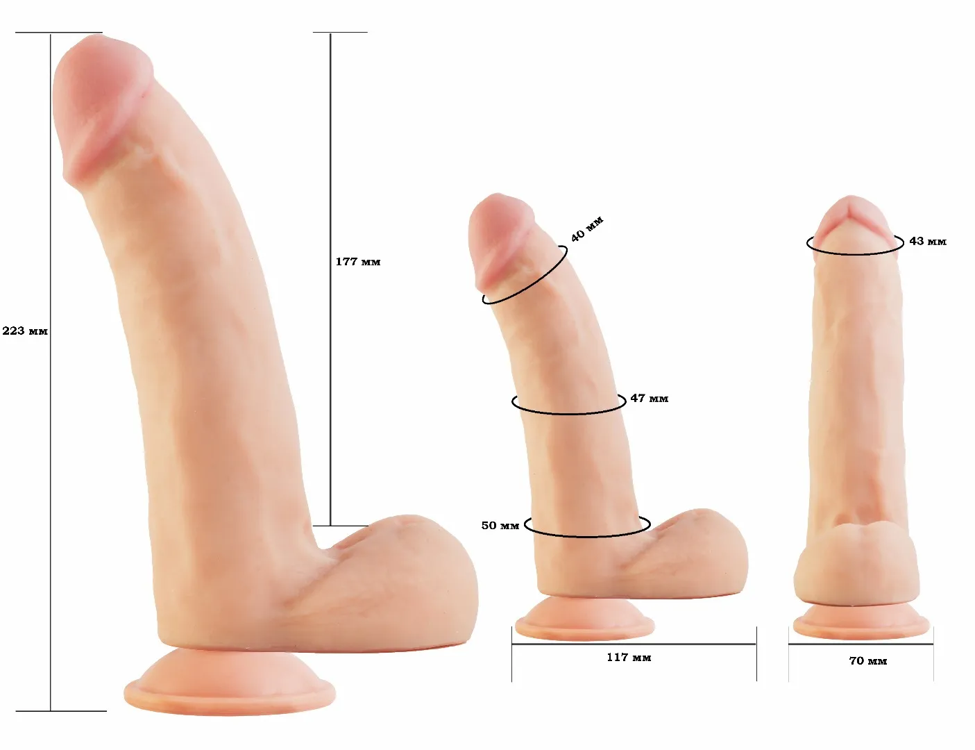 фаллоимитатор на присоске неоскин 812900ru в России