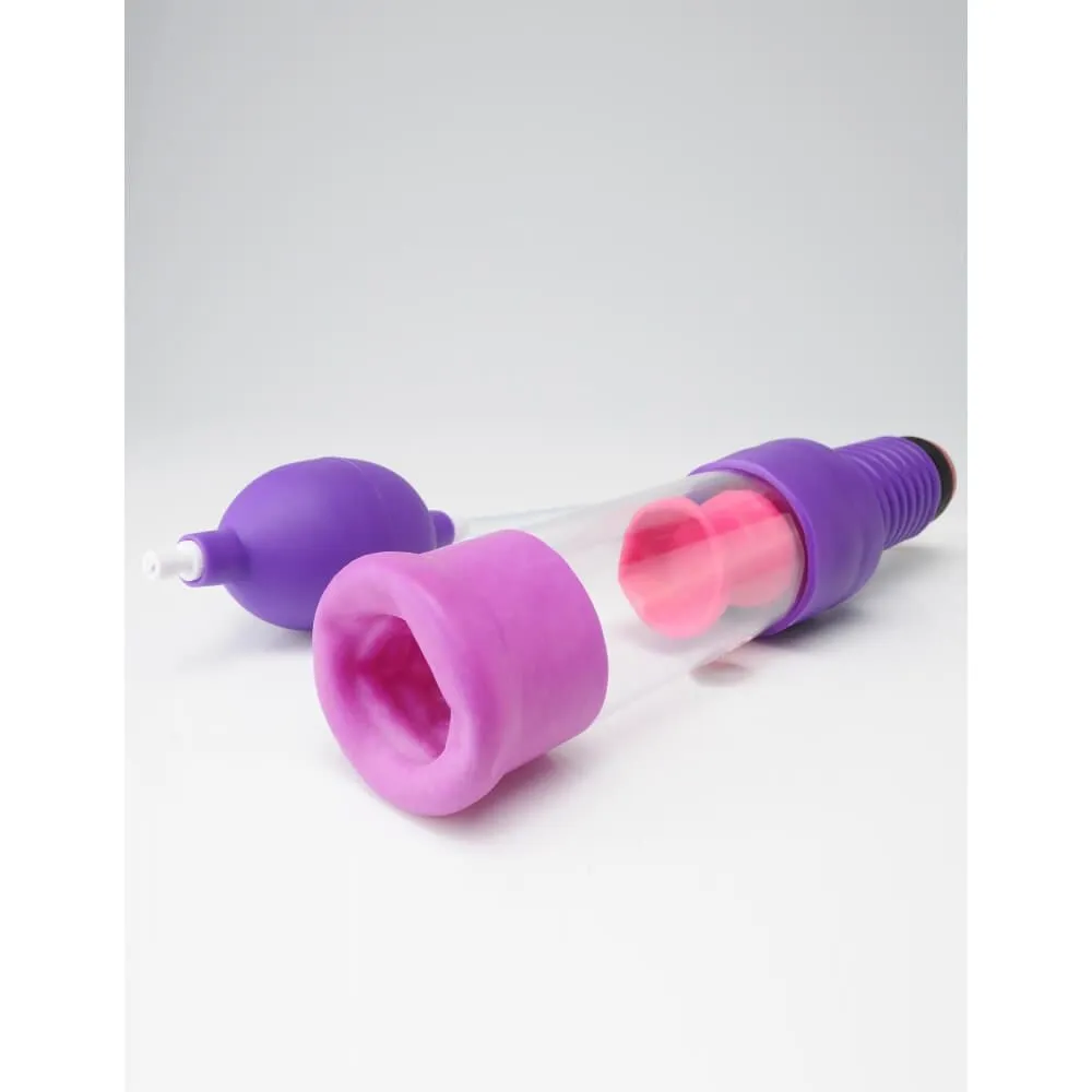 вакуумная помпа pipedream head job vibrating power pump, фиолетовая в России