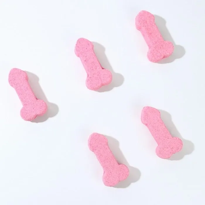 набор бомбочек для ванны в форме мужского достоинства «сильной и независимой», 5 шт по 30 г в России