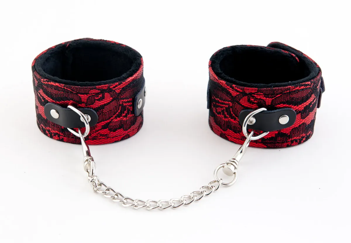 кружевные поножи toyfa marcus, красный, 46 см в России