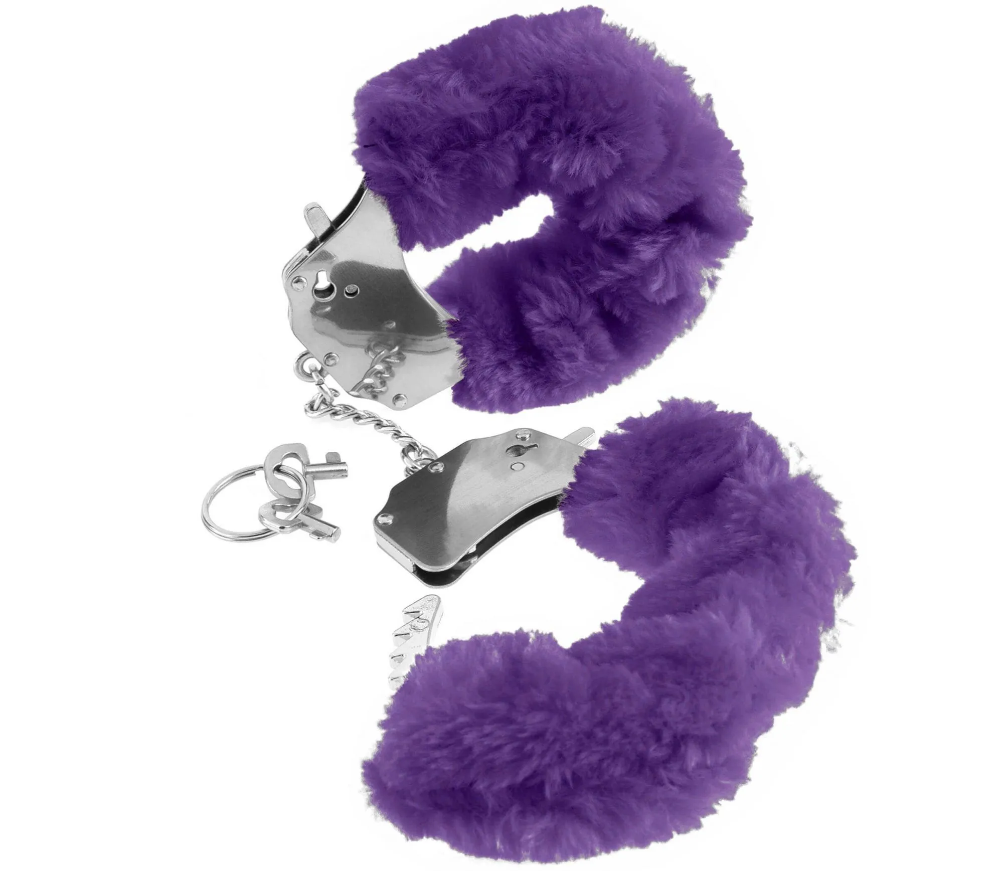 Наручники декоративные с мехом Pipedream Original Furry Cuffs, фиолетовый