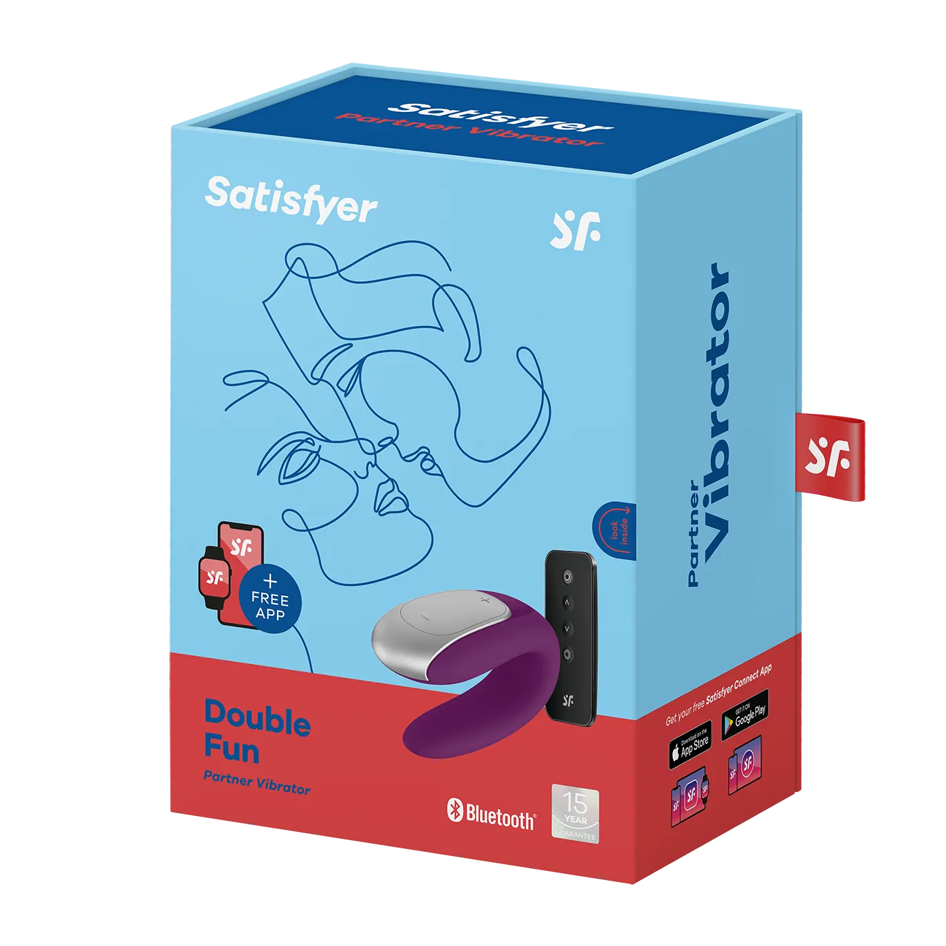 виброcтимулятор satisfyer double fun connect app violet 002460sa в России