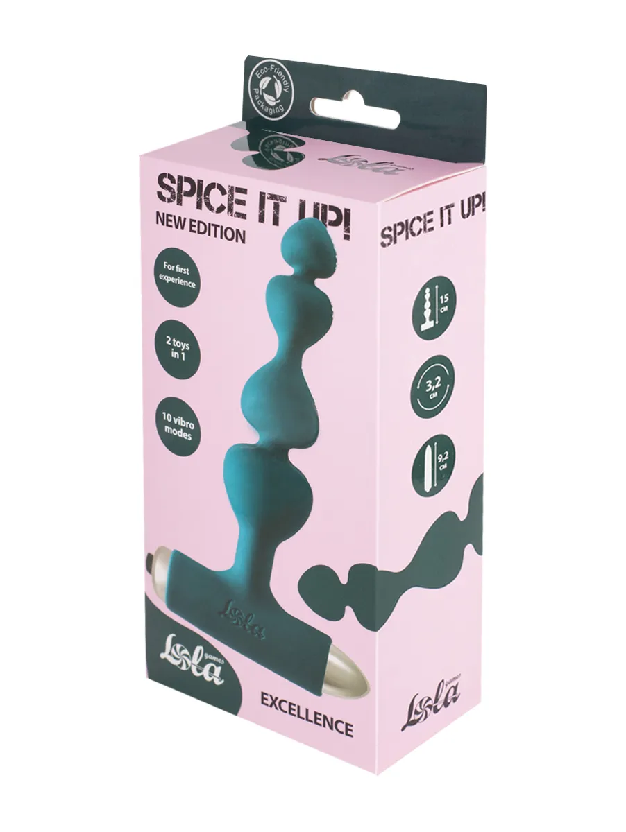 анальная пробка с вибрацией spice it up new edition excellence dark green 8016-02lola в России