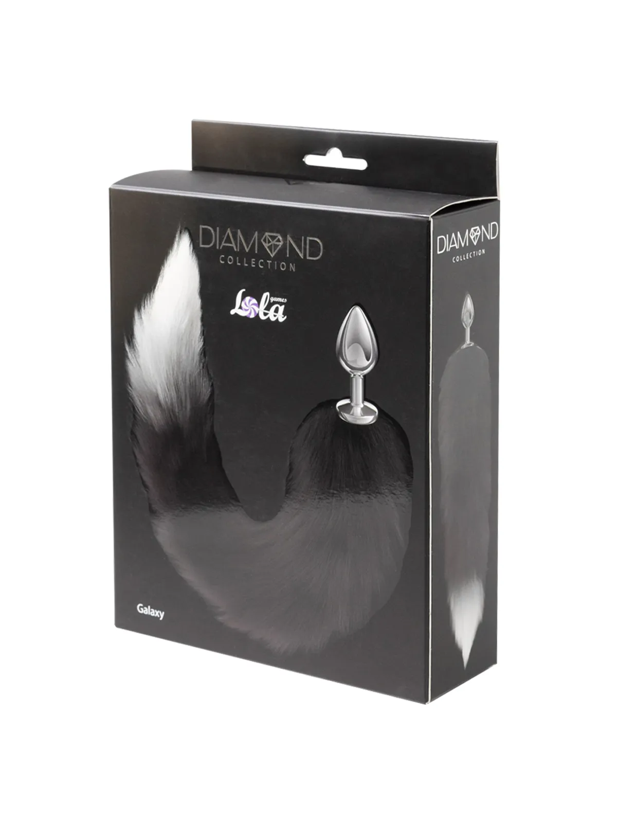 анальная пробка с хвостом diamond galaxy black 4019-01lola в России