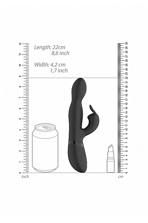 вибромассажер-кролик niva с ротацией 360 градусов и с функцией "мгновенный оргазм" в России