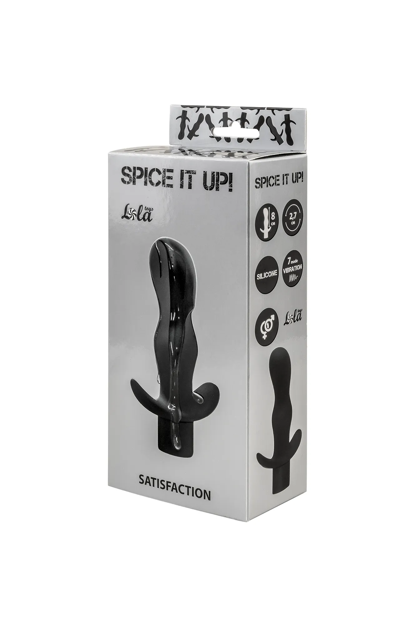 анальная пробка с вибрацией spice it up satisfaction black 8002-01lola в России