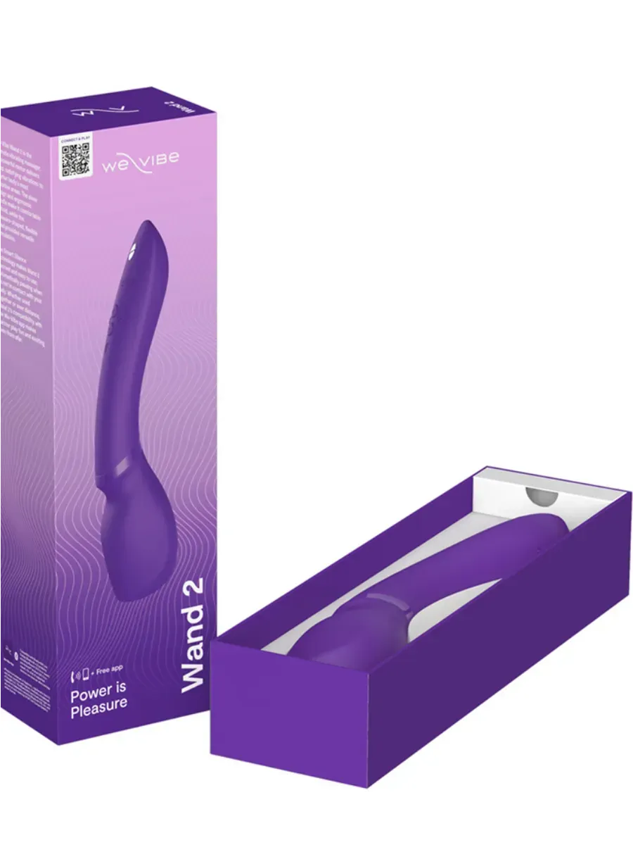 вибростимулятор we-vibe wand 2, фиолетовый в России
