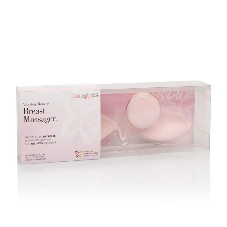 вибромассажер для груди california exotic novelties breast massager, розовый в России