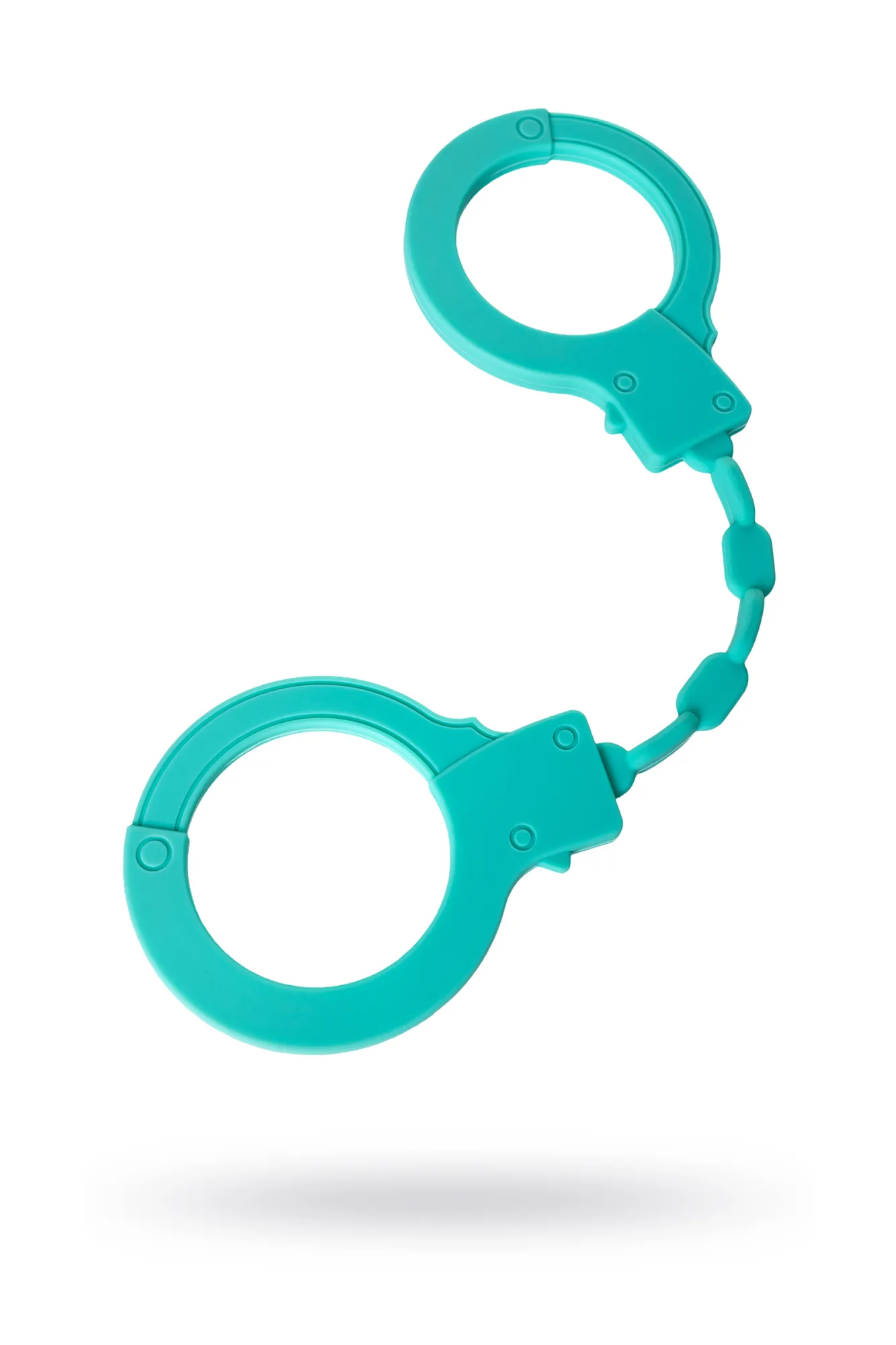 наручники штучки-дрючки, силикон, голубые, 33 см в России
