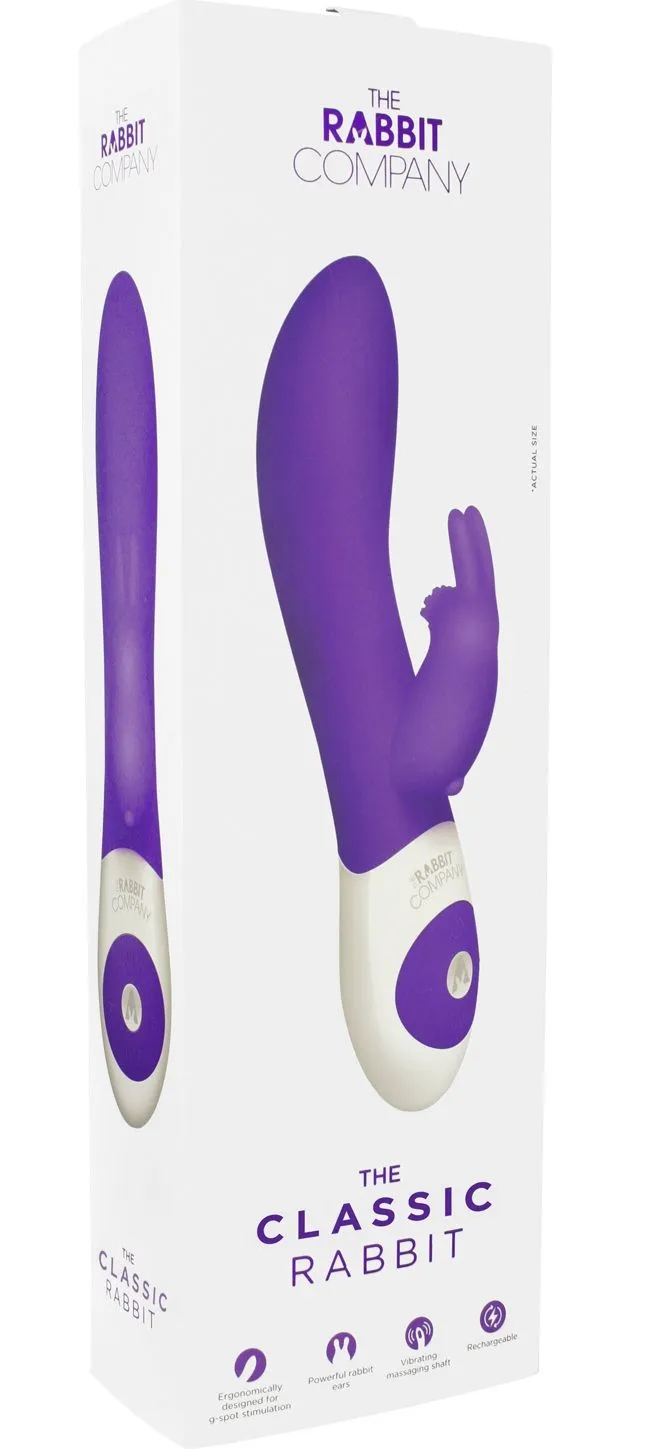 вибратор the rabbit company classic, фиолетовый в России