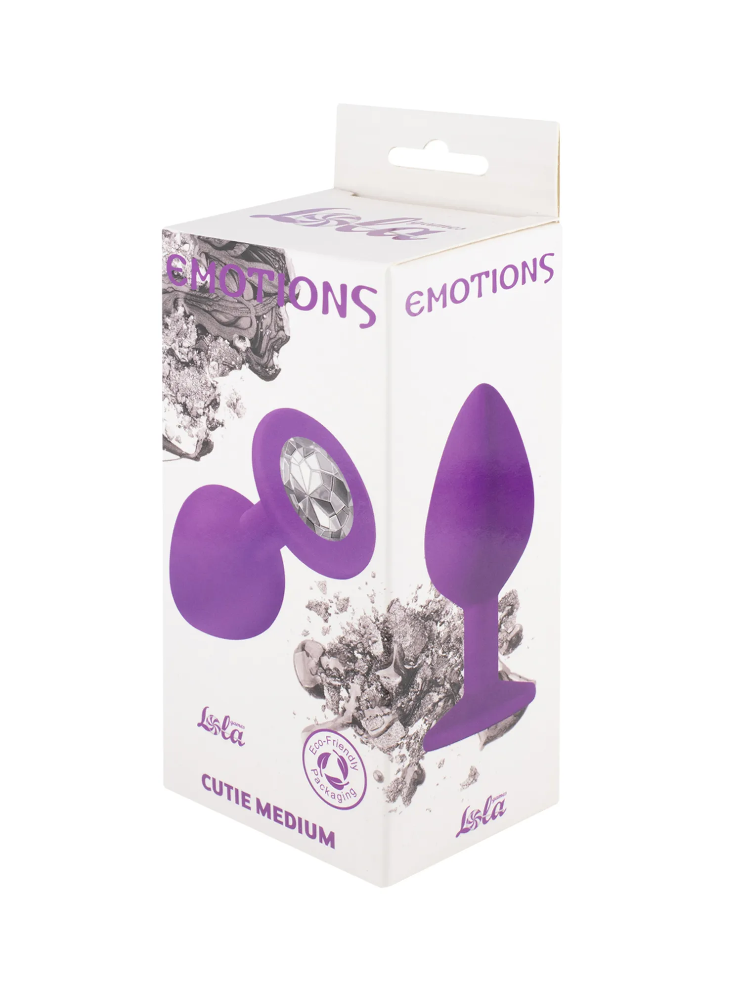 анальная пробка emotions cutie medium purple clear crystal 4012-06lola в России