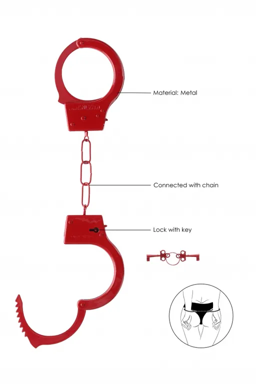 металлические наручники beginner's handcuffs в России