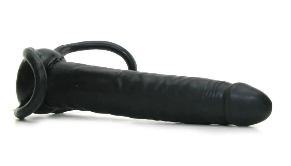 анальная насадка pipedream double trouble, чёрный в России