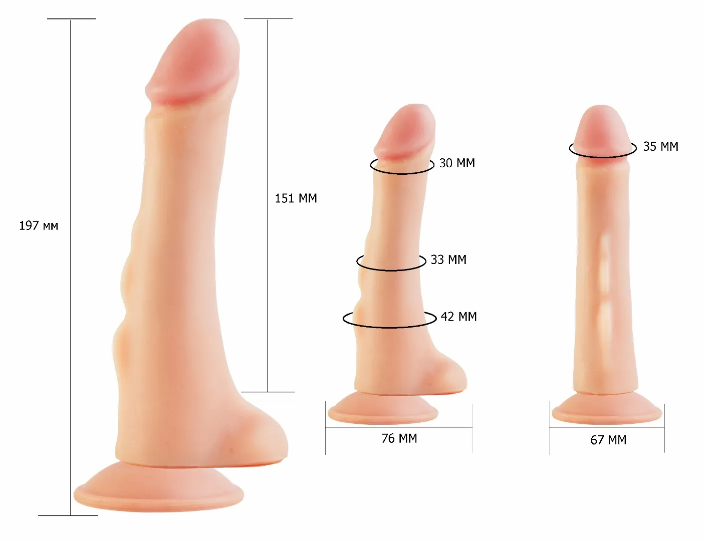 фаллоимитатор киберскин на присоске в ламинате 814900ru в России