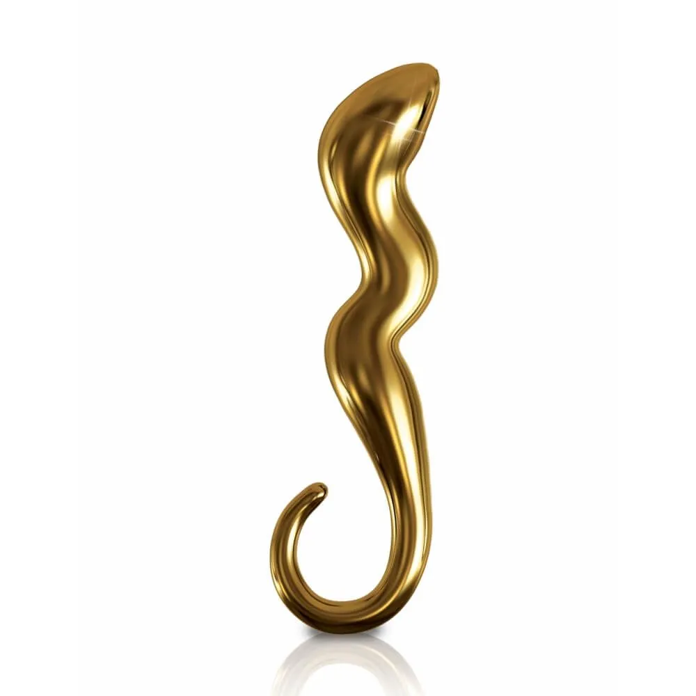 Фаллоимитатор Pipedream Icicles Gold Edition G01, стеклянный