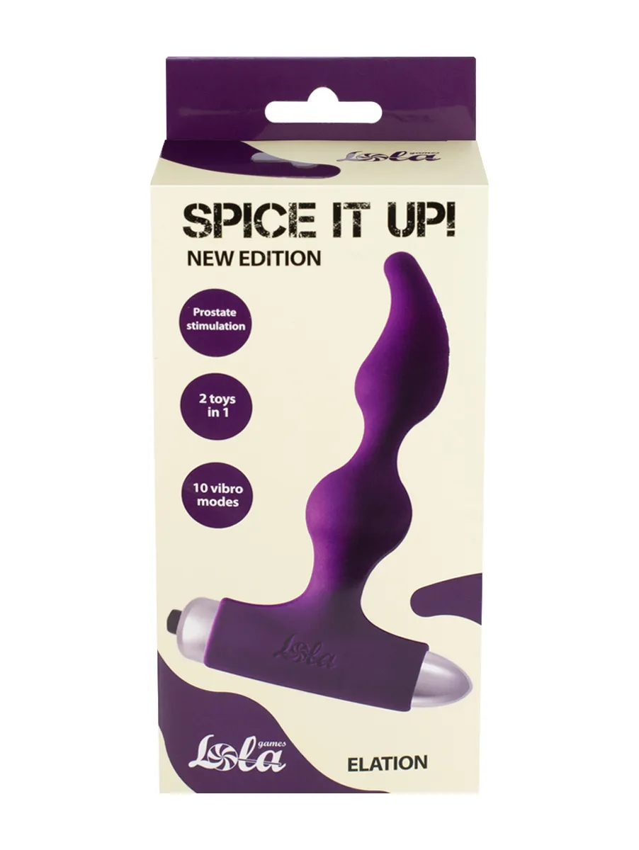 анальная пробка с вибрацией spice it up new edition elation ultraviolet 8018-04lola в России