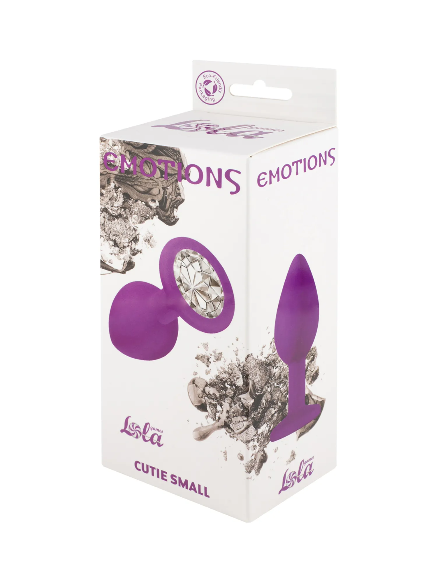 Анальная пробка Emotions Cutie Small Purple clear crystal 4011-04Lola