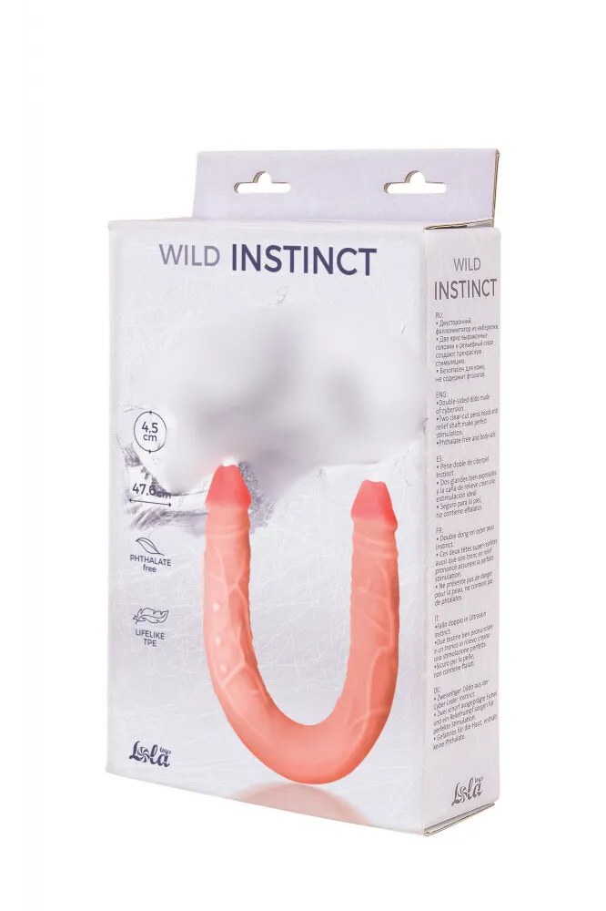 Двусторонний фаллоимитатор Wild Instinct 5570-04Lola