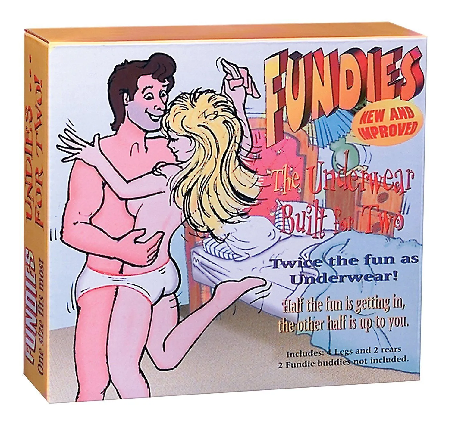 трусики для пары pipedream fundies double underwear, белые в России