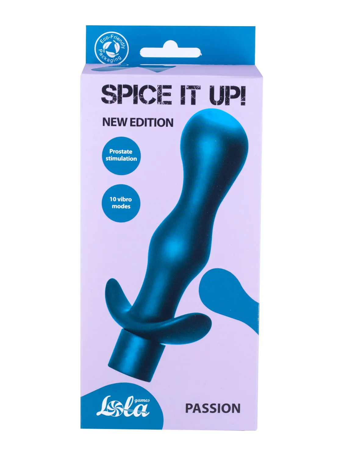 анальная пробка с вибрацией spice it up passion aquamarine 8004-03lola в России
