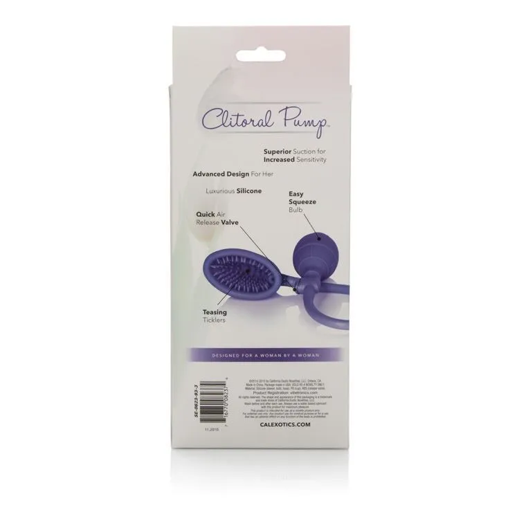 помпа california exotic novelties silicone pump, фиолетовая в России