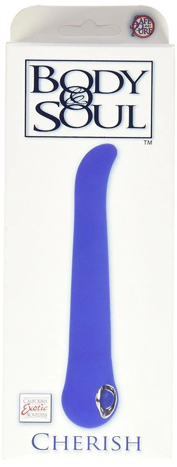 вибратор california exotic novelties body & soul cherish, синий в России