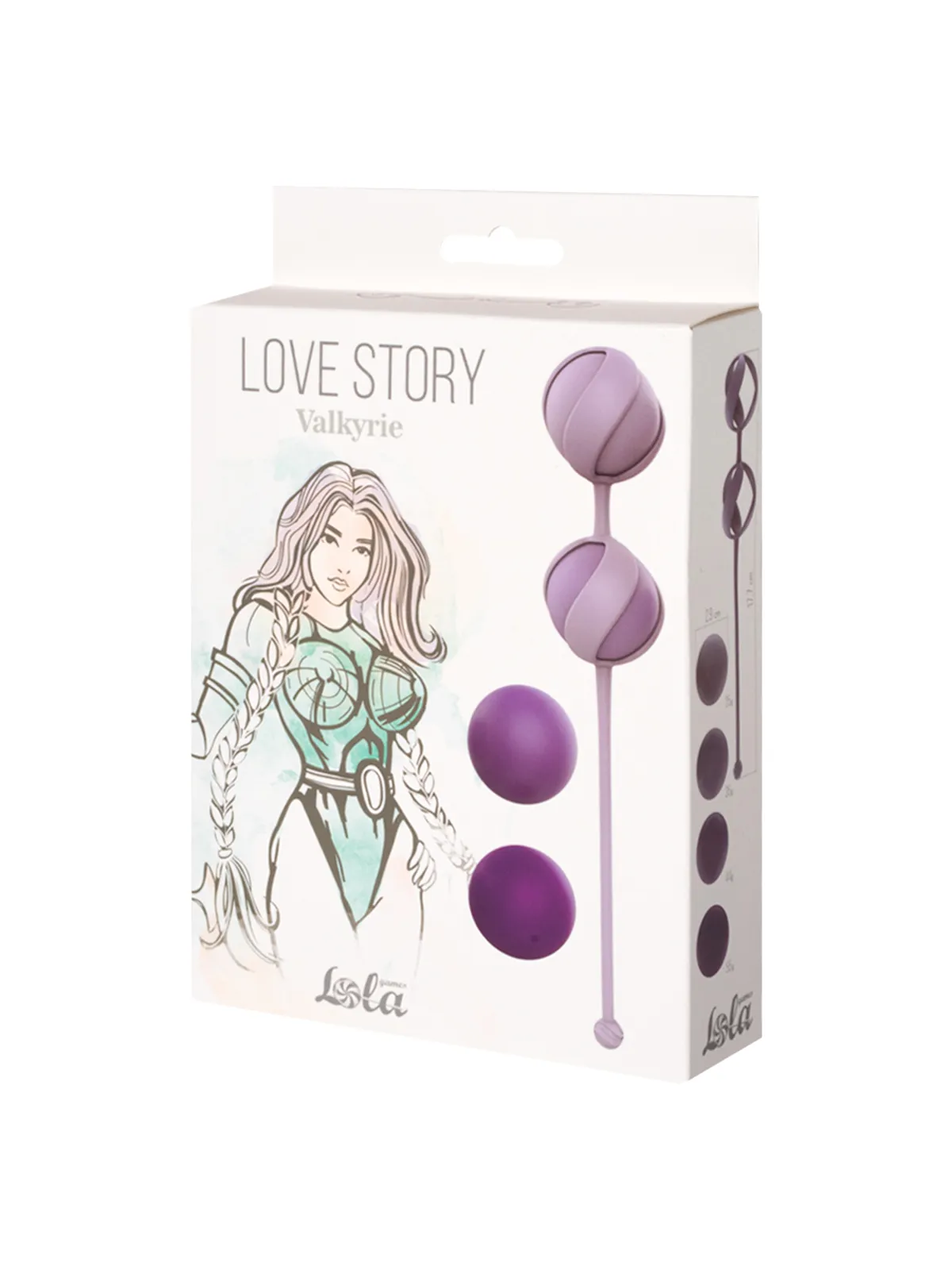 набор сменных вагинальных шариков love story valkyrie purple 3013-03lola в России