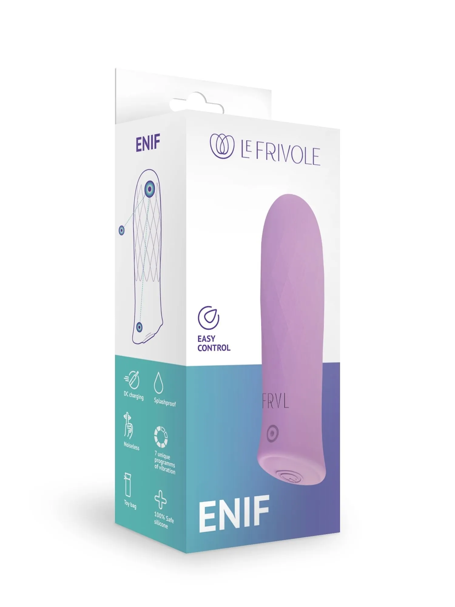 мини вибростимулятор enif, сиреневый в России