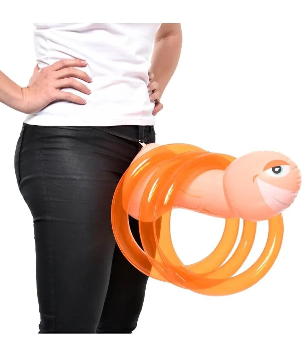 игра pipedream mr party pecker toss game надувная, 3 кольца в России