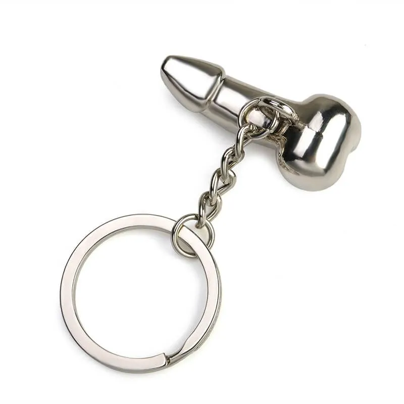 брелок pinkrabbit фаллос, серебристый в России