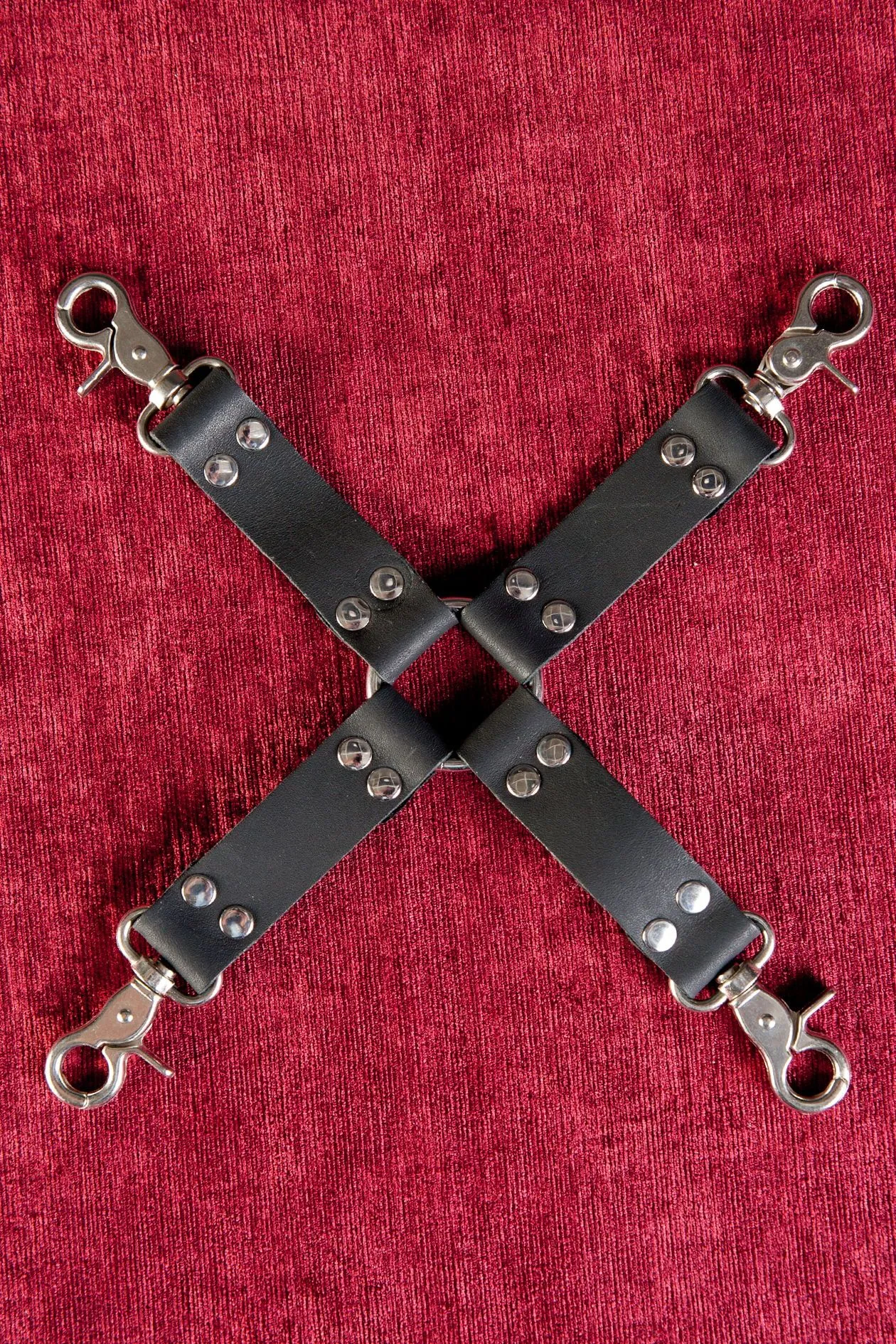 переходник бондажный toyfa theatre, кожанный, черный в России