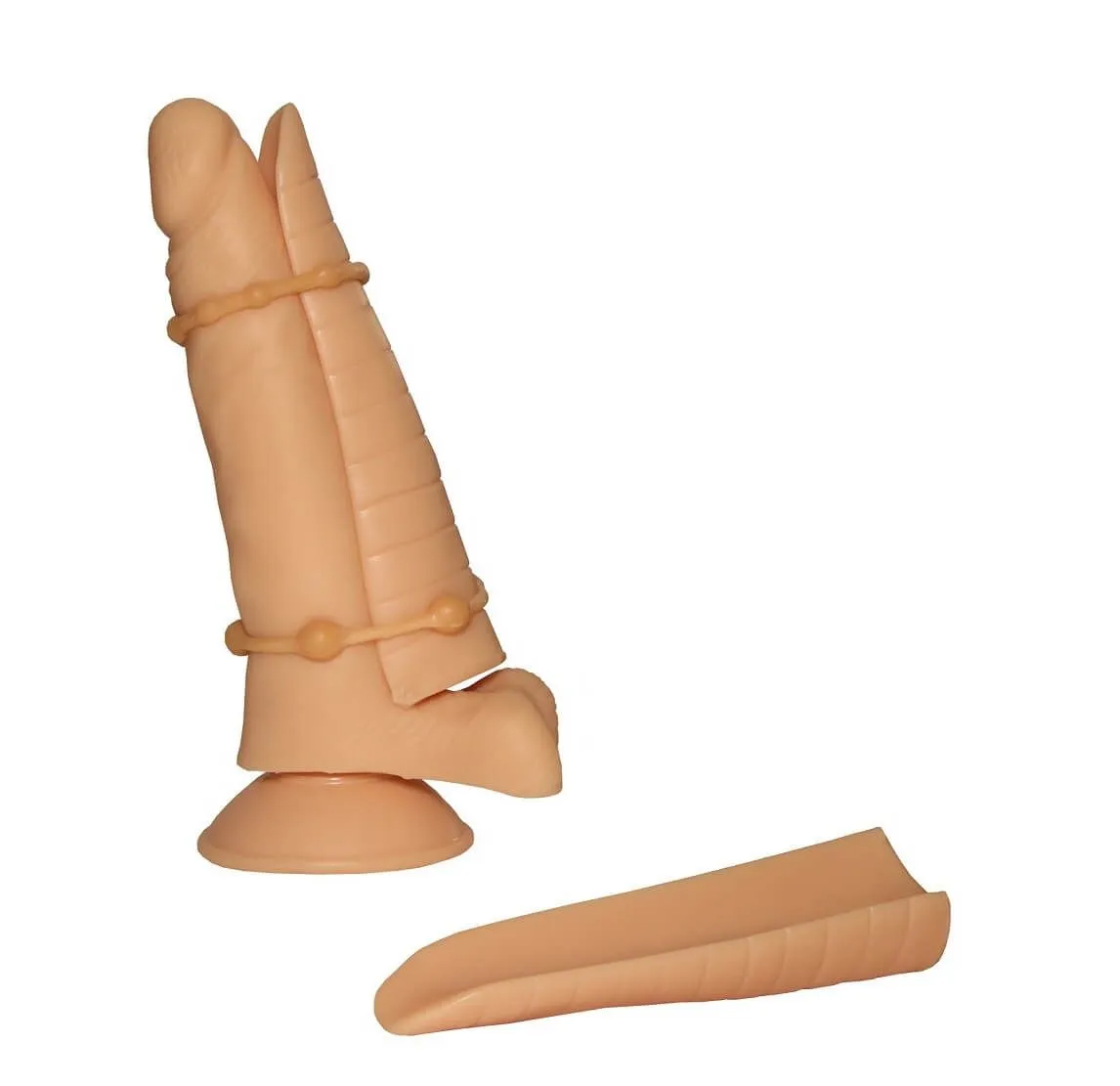 Эректор Dжага Dжага с кольцами, телесный