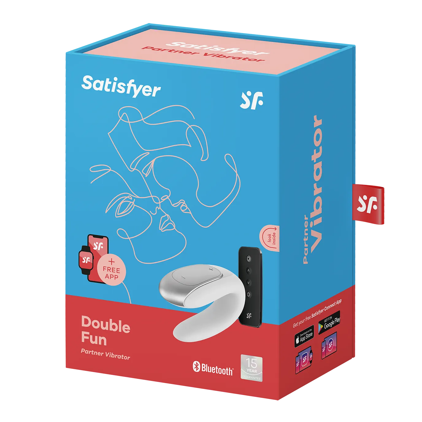 виброcтимулятор satisfyer double fun connect app white 002453sa в России