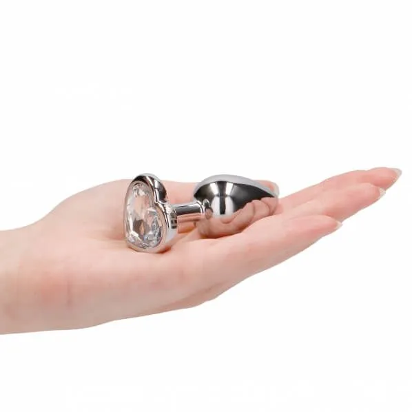 анальная пробка с сердцем shots media, диаметр 2.7 см в России