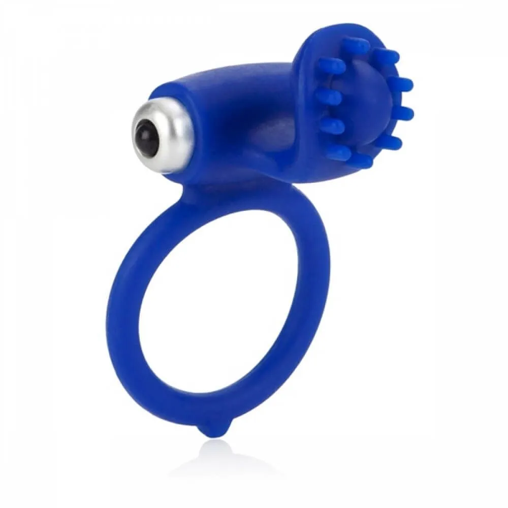 Виброкольцо California Exotic Novelties Body & Soul Infatuation, синее