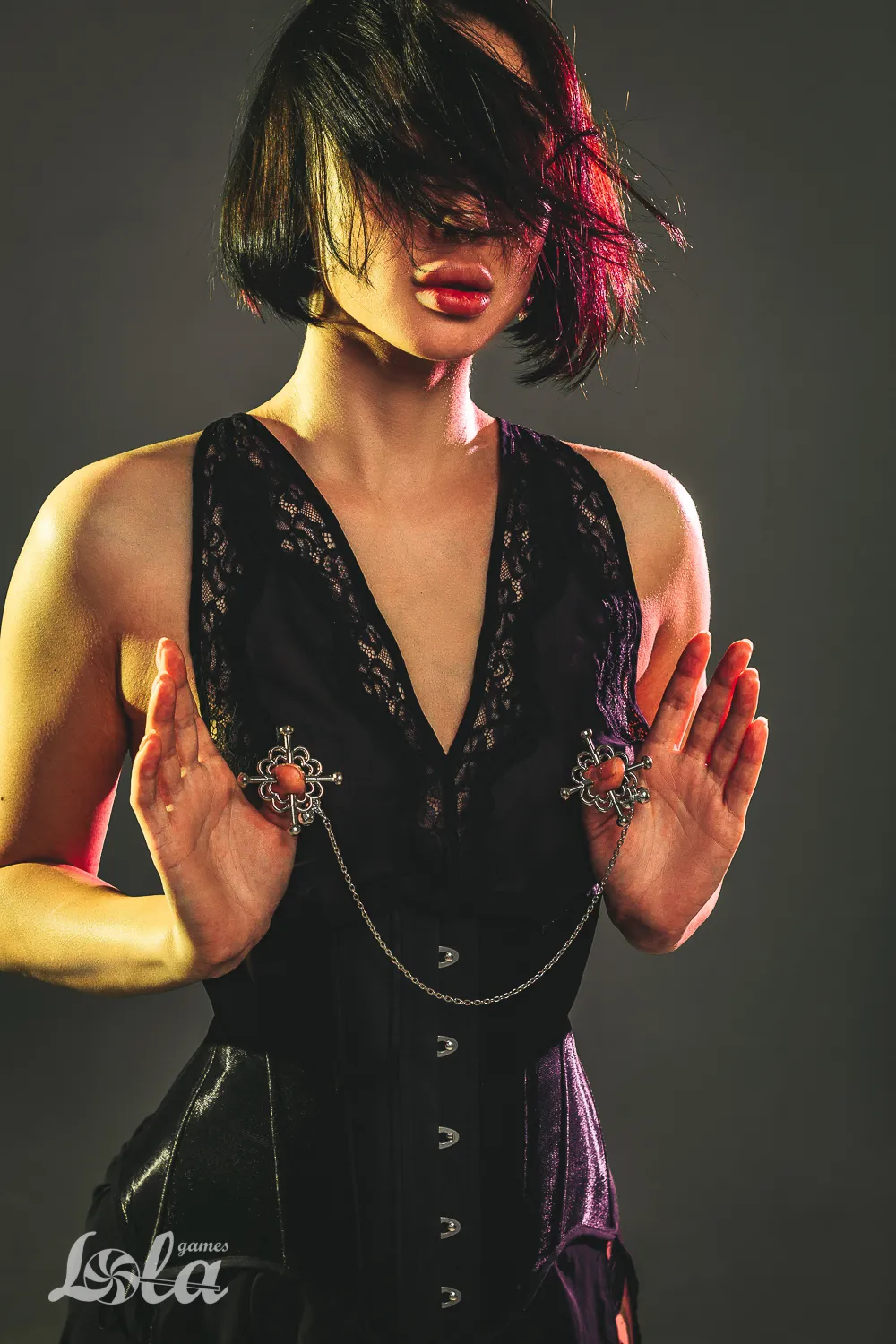 зажимы на cоски party hard dare you 1164-01lola в России