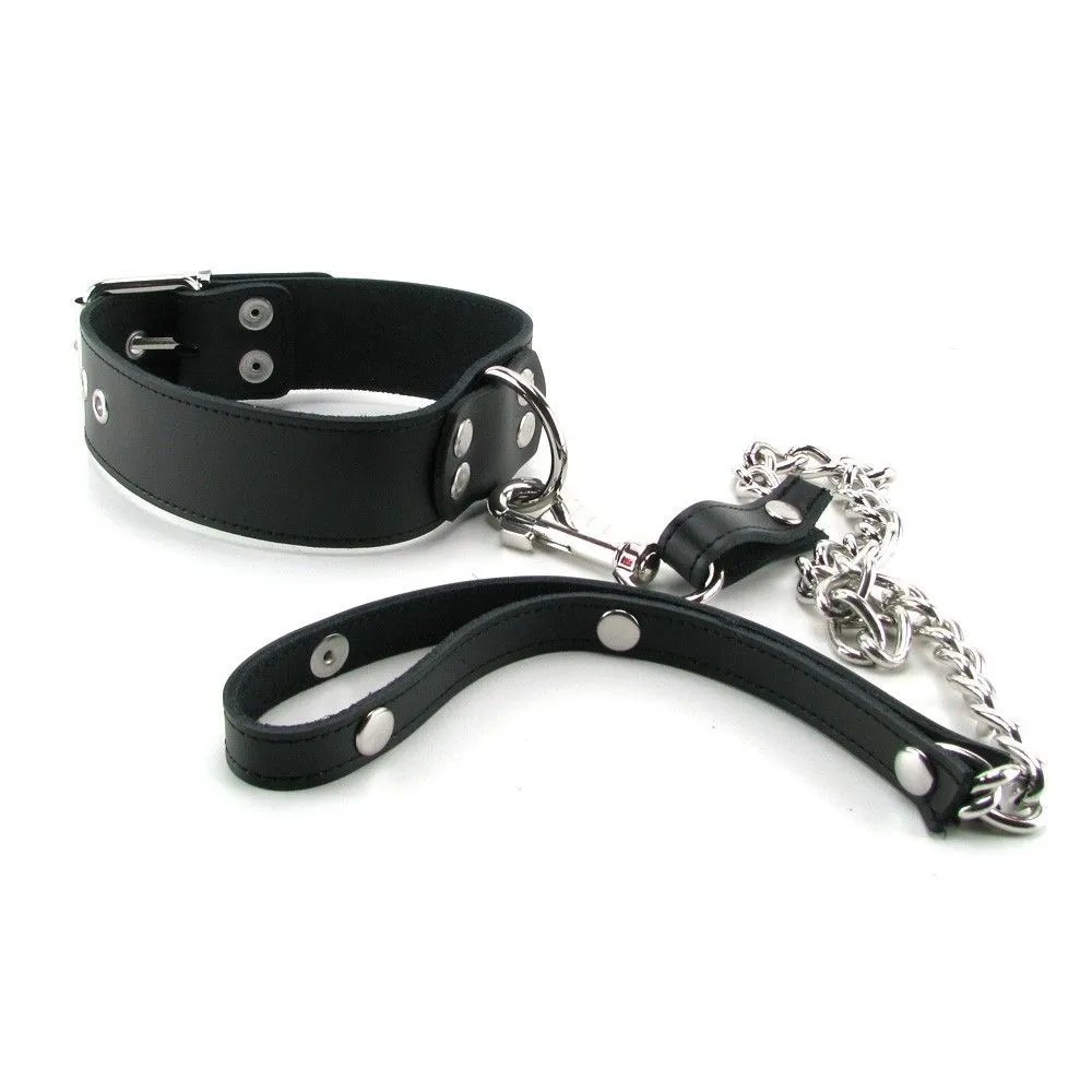 Ошейник Pipedream Heavy Duty Leash & Collar, чёрный