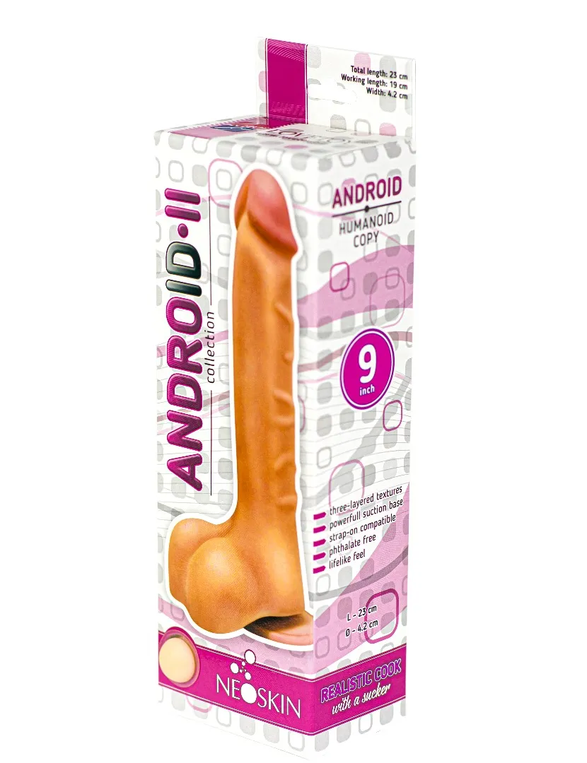 фаллоимитатор на присоске android collection-ii 9" 552403ru в России